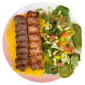 Rib-Eye Kebab Plate